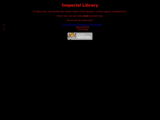imperial_library screenshot