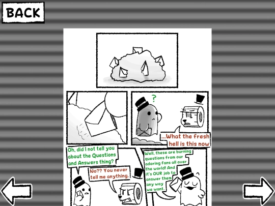THE_COMIC/QUESTIONS_ANSWERS screenshot