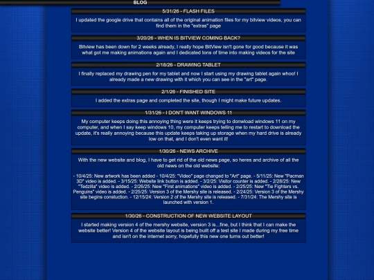 blog screenshot