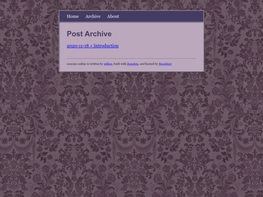 archive screenshot