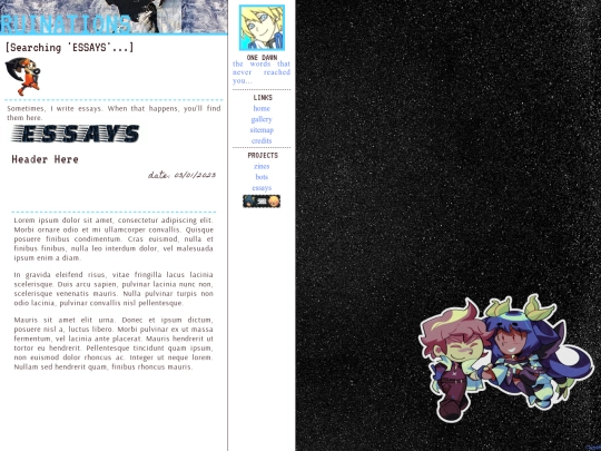 essay screenshot