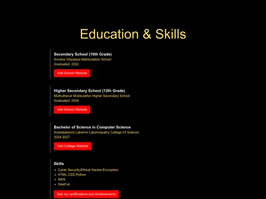 education screenshot