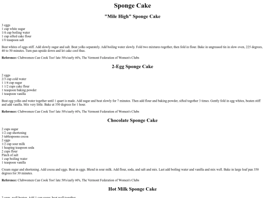 recipes/spongeca screenshot