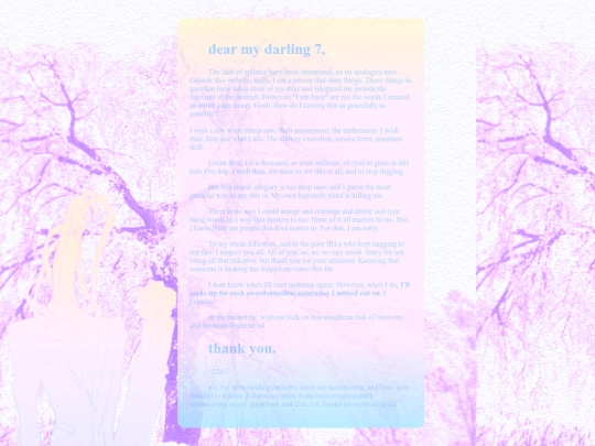 letter screenshot