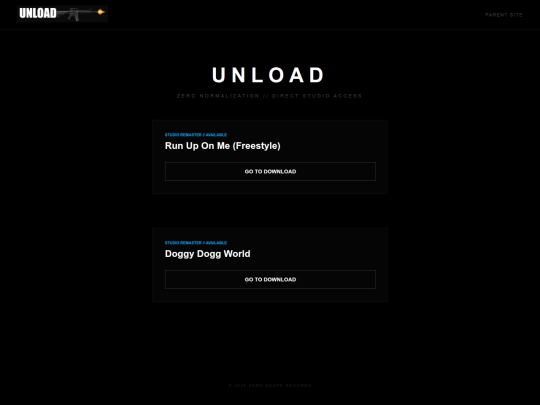 unload screenshot