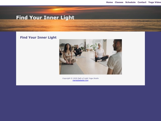 yogavideo screenshot