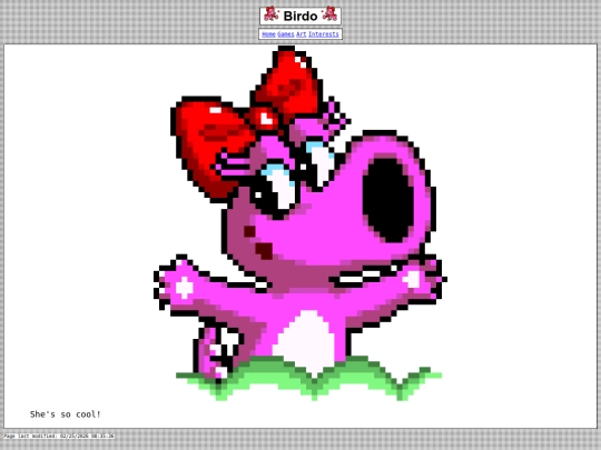 interests/birdo screenshot