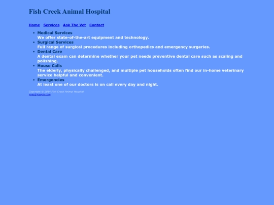 fishcreek/services screenshot
