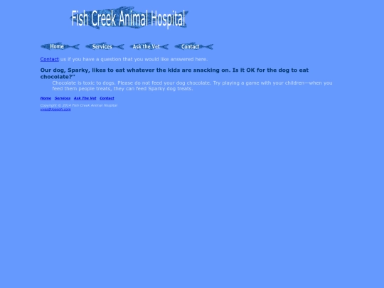 fishcreekanimalhospital/askthevet screenshot
