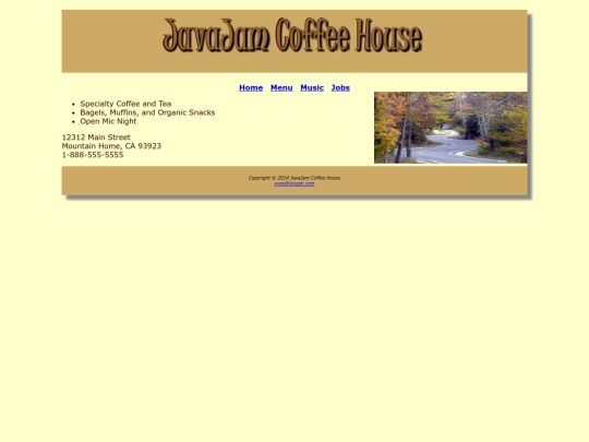 javajamcoffeehouse screenshot