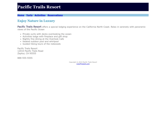 pacifictrails screenshot