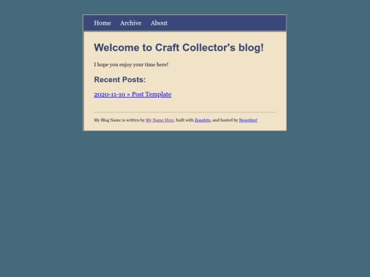 blog screenshot