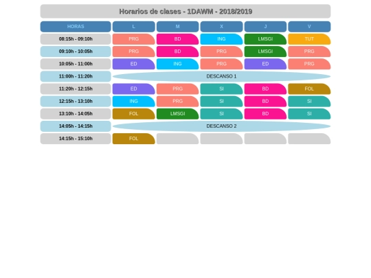 horario_clases screenshot