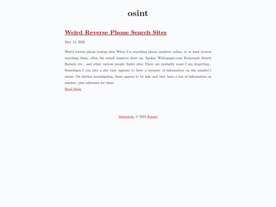tags/osint/page/1 screenshot