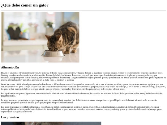 Alimentación screenshot