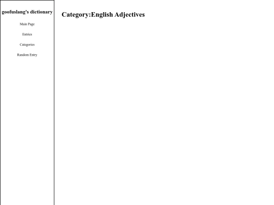 categories/english/adjectives screenshot