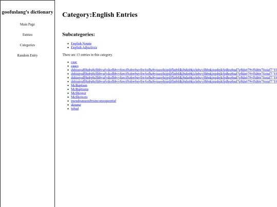 categories/englishentries screenshot