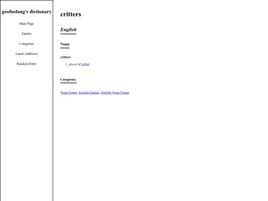 entries/critters screenshot