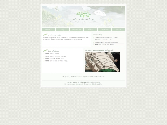 index screenshot