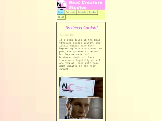 index screenshot