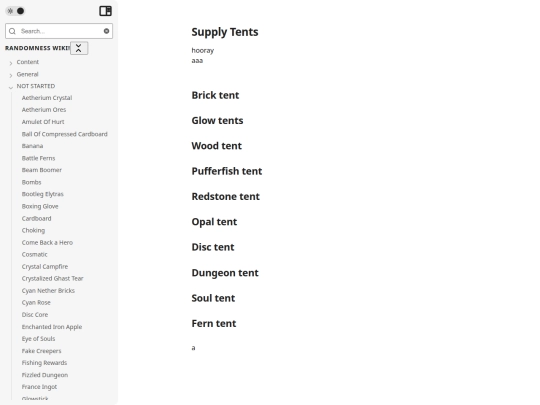 web serverVI/not-started/supply-tents screenshot