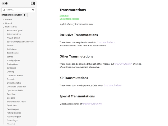 web serverVI/not-started/transmutations screenshot