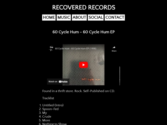 music/60cyclehumep screenshot