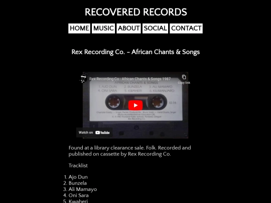 music/africanchantsandsongs screenshot