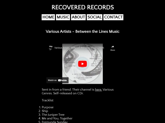 music/betweenthelines screenshot