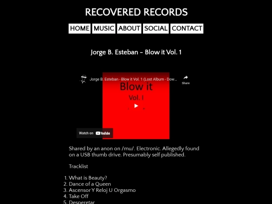 music/blowitvol1 screenshot