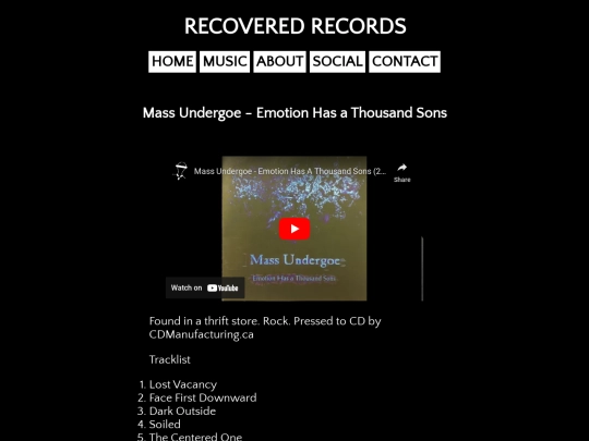 music/emotionhasathousandsons screenshot