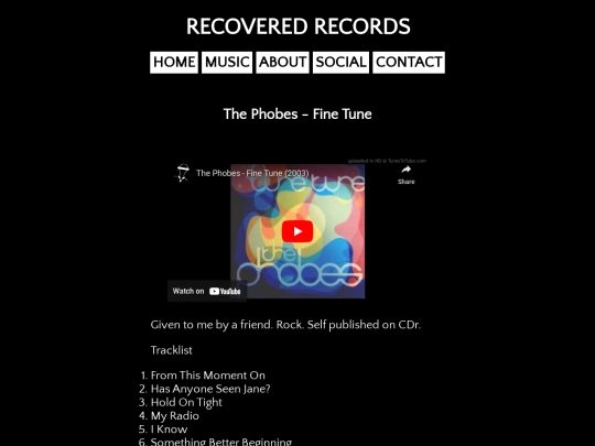 music/finetune screenshot