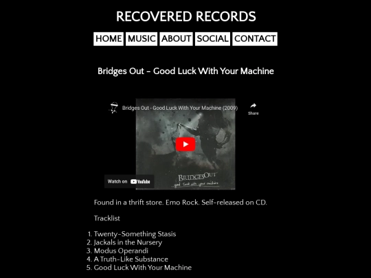 music/goodluckwithyourmachine screenshot