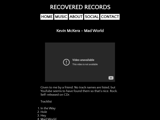 music/madworld screenshot
