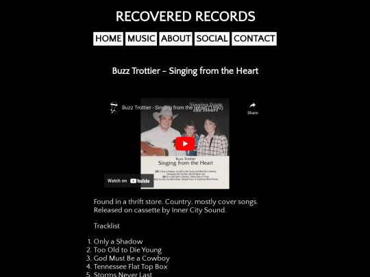 music/singingfromtheheart screenshot