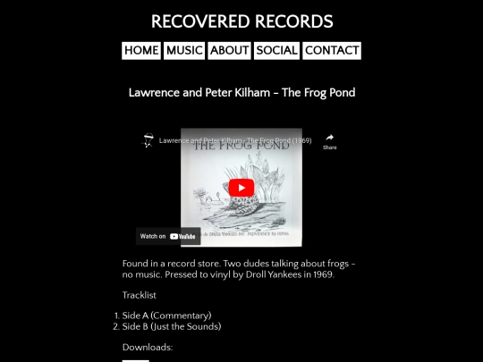 music/thefrogpond screenshot