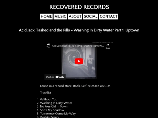 music/washingindirtywater screenshot