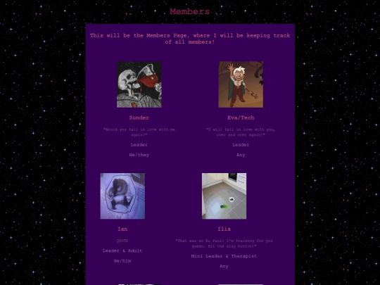 Members screenshot