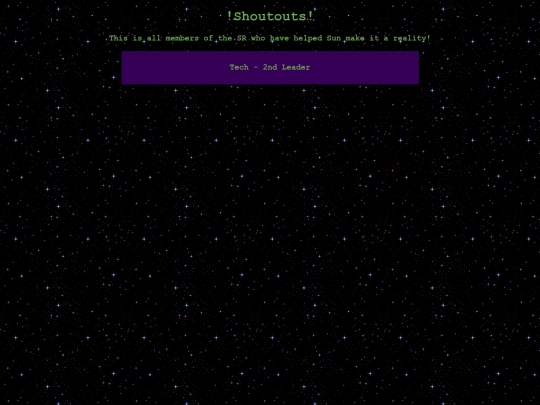shoutouts screenshot