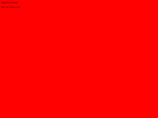 not_found screenshot