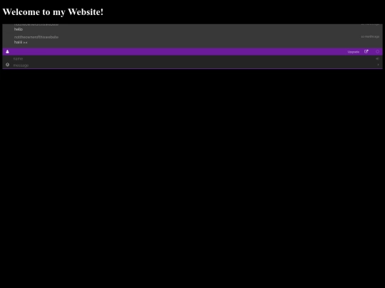 test screenshot