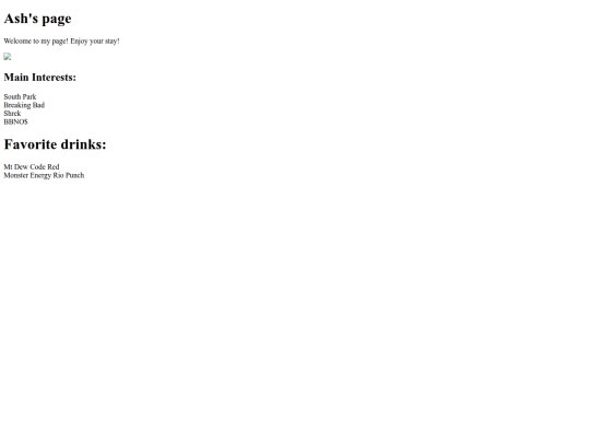 index screenshot