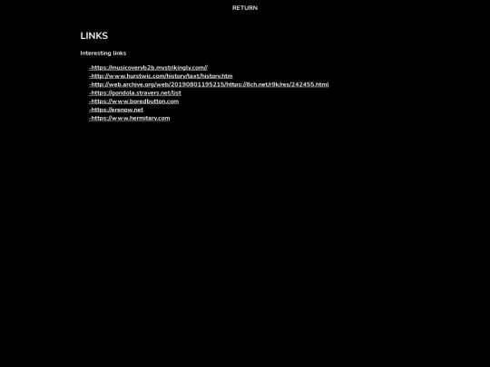 links screenshot