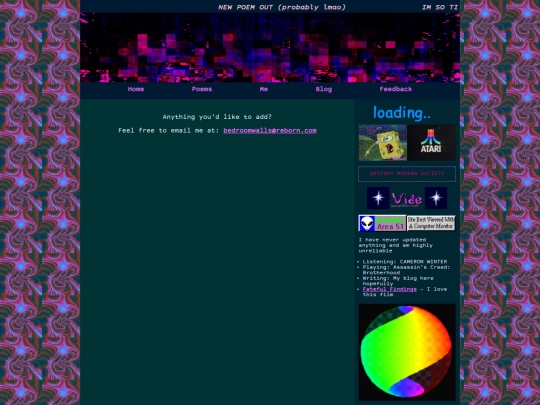 feedback screenshot