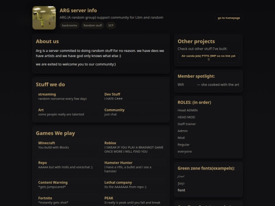 arg screenshot