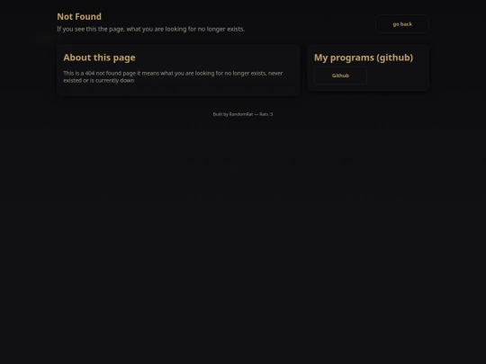 not_found screenshot