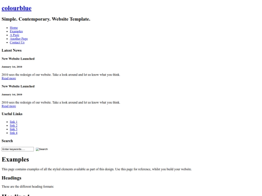 examples screenshot