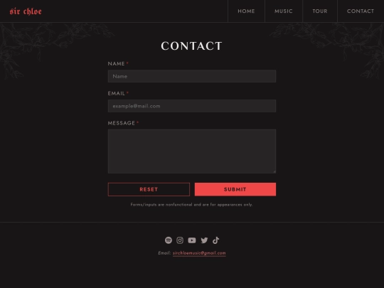 sirchloe/contact screenshot