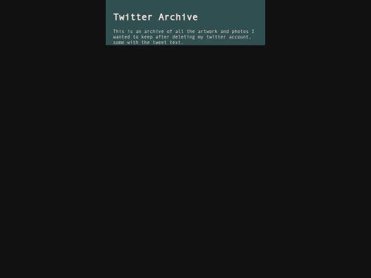 twitter-archive screenshot