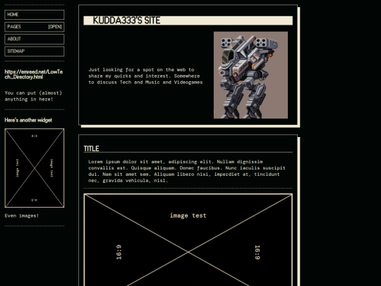 index screenshot